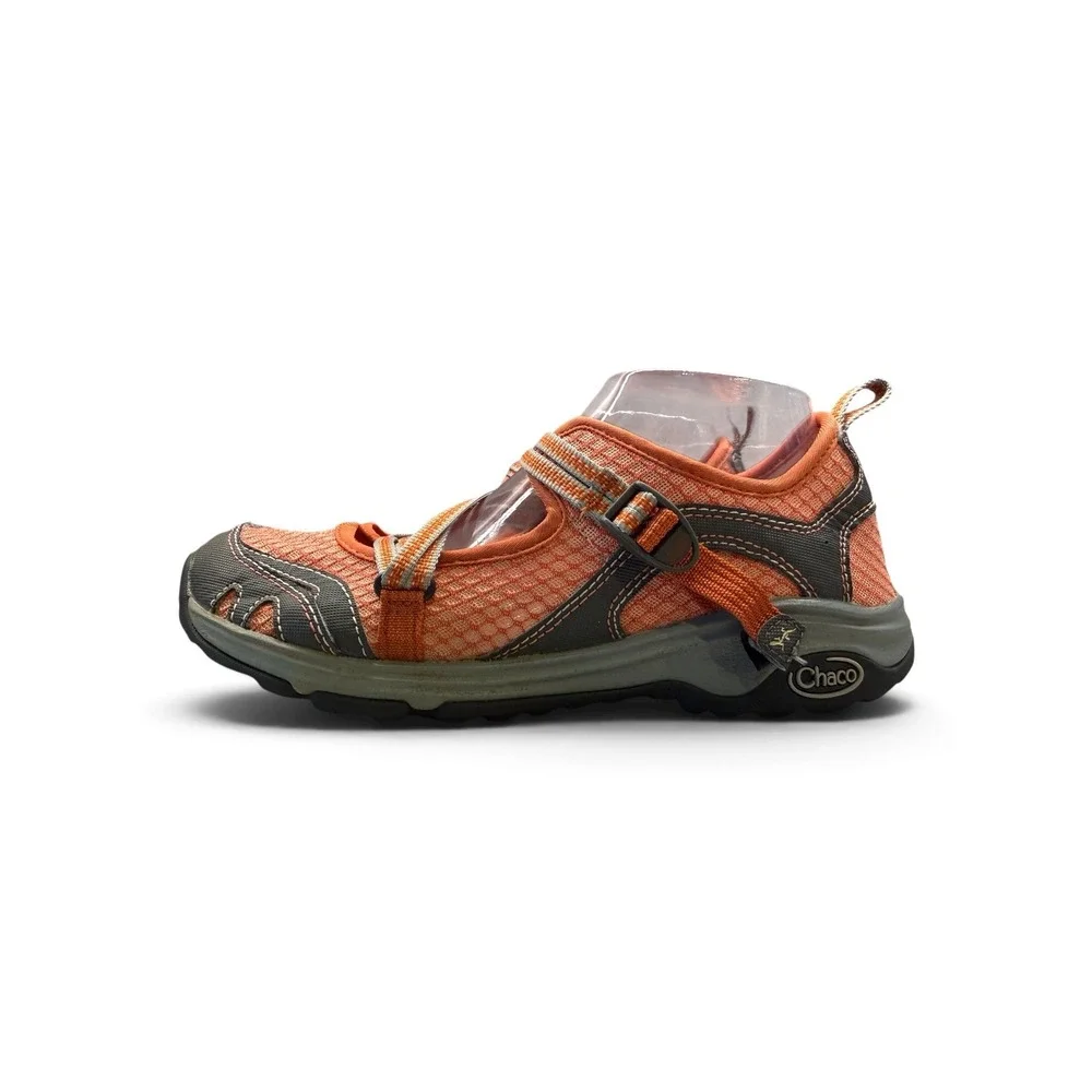 Chaco Women's Outcross EVO MJ Shoes Orange/Grey Gorpcore Water Hiking Size 8.5